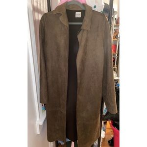 Zara Long Brown Trench Coat